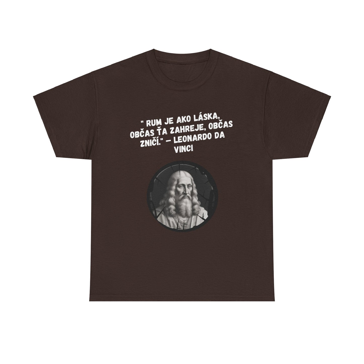 „Rum je ako láska“ – Leonardo Da Vinci (Tričko)