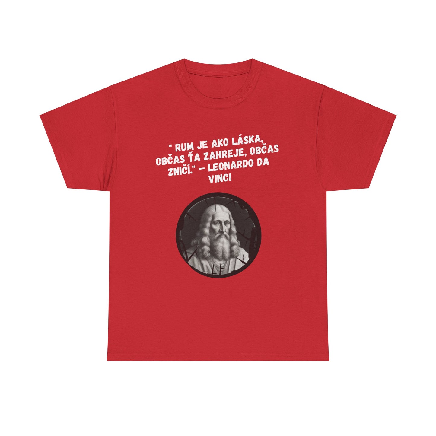 „Rum je ako láska“ – Leonardo Da Vinci (Tričko)